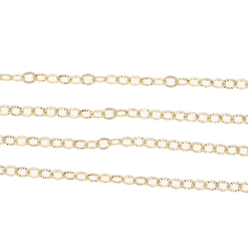 Chain Ovalina Battuta Drawing on Sun