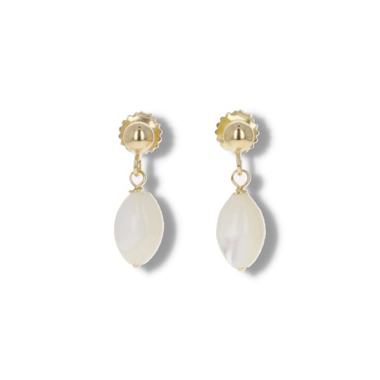 White Mother of Pearl Earrings