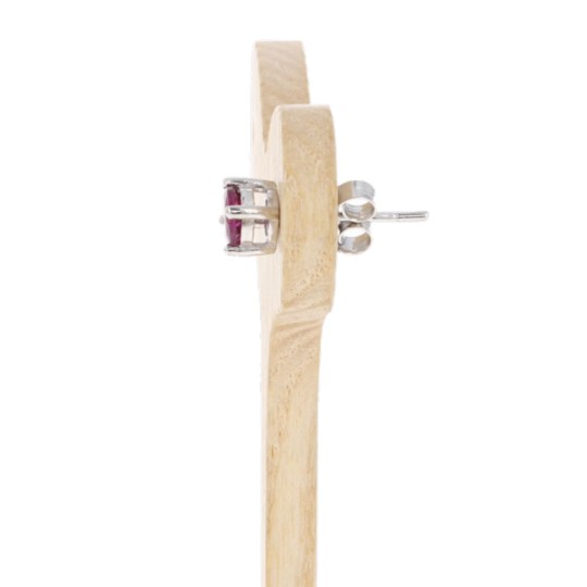 Earrings in Lobo di Granato Rodolite