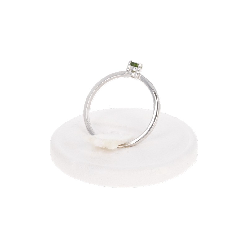 Ring with Diopside in Goccia
