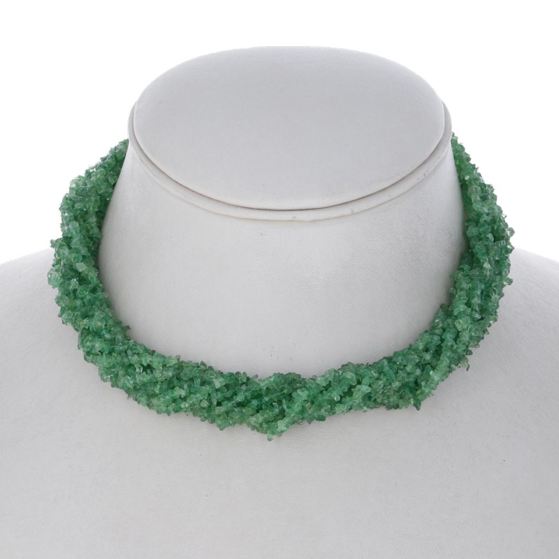 Torchon with Ten Threads of Tsavorite