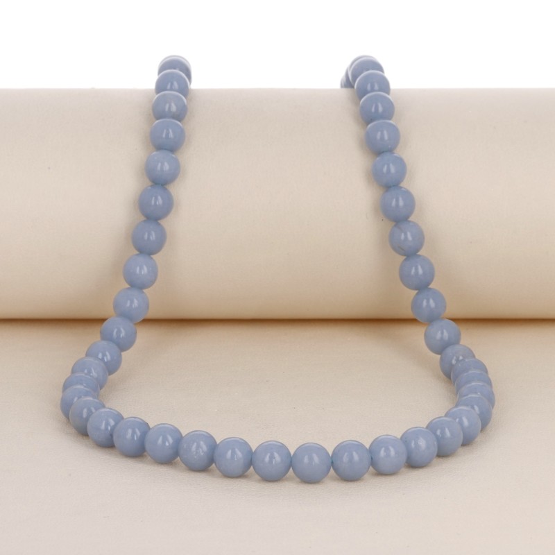 Filo di Angelite Sferica Liscia ø 7.5/8 mm