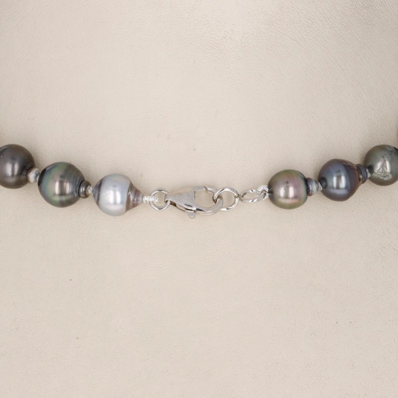 Collana Girocollo con Perle di Tahiti