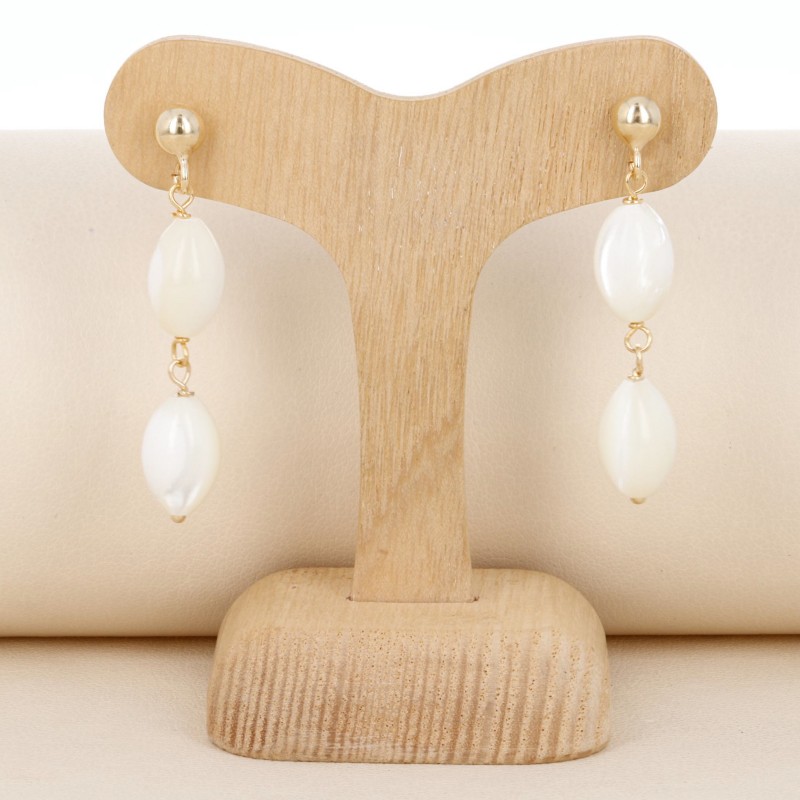 Pendant and Earrings of Mother of Pearl