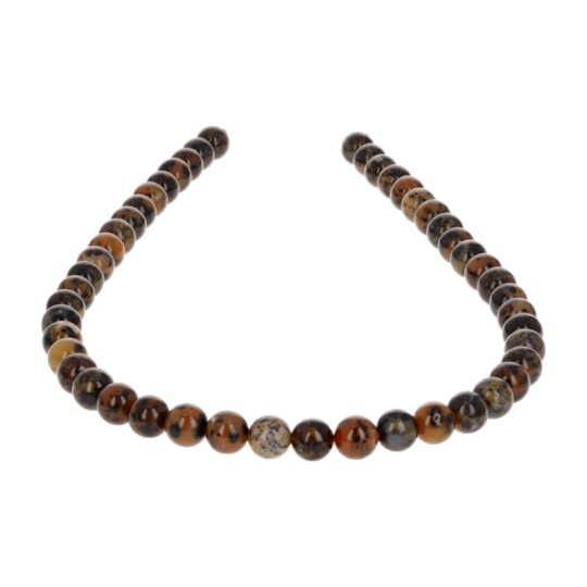 Strand of Jasper Leopard Leather