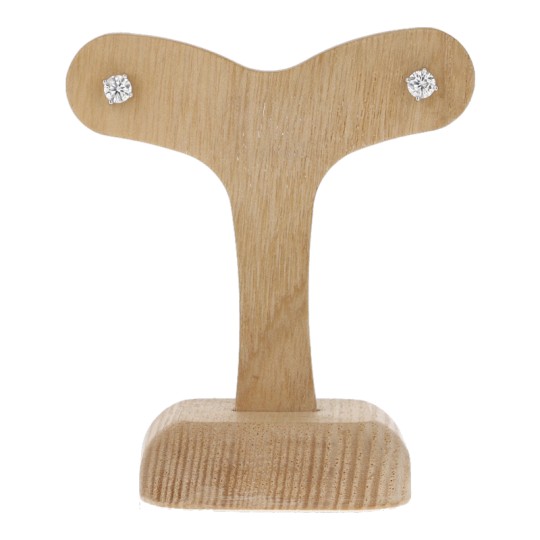 Earrings in Lobo di Moissanite Synthetic