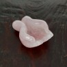 Rose quartz sculpture