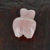 Rose quartz sculpture