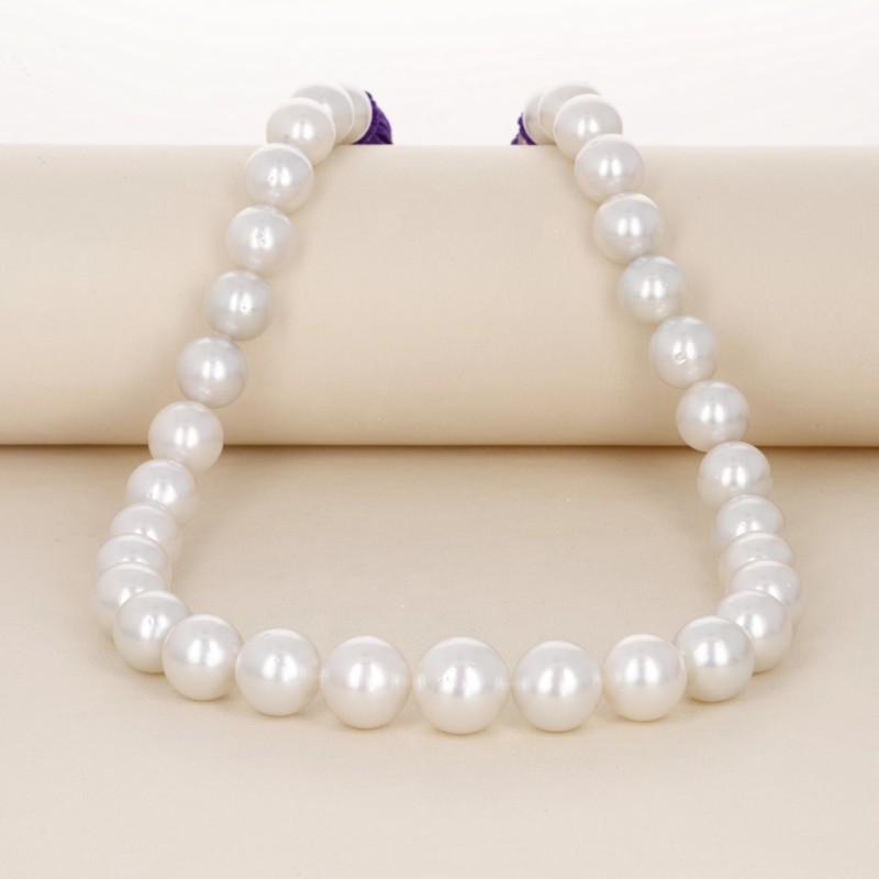 Filo Perle Australiane Round a Scalare ø 12,1 / 15,1 mm