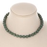 Collana di Giada Verde Intenso Sferica