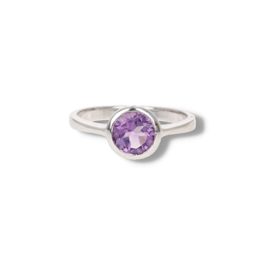 925‰ Silver Ring with Amethyst