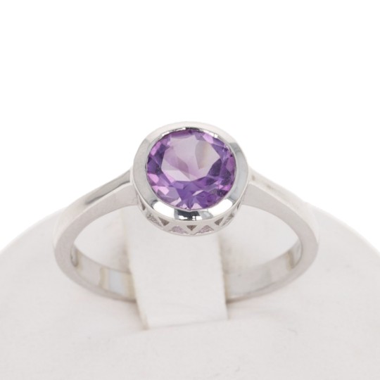 925‰ Silver Ring with Amethyst