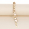 Bracciale Madreperla Beige Sferica Liscia