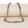 Collana Choker di Labradorite a Chips