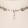 Collana Choker di Labradorite a Chips