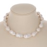 Collana Perle Barocche (Fiammate) Bianche