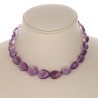 Collana Ametista Glicine a Sasso Scalare