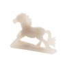 Horse sculpture on agate base