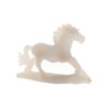Horse sculpture on agate base
