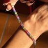 Bracciale Tennis con Zaffiri Multicolore