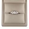 White gold ring with diamonds 0.71 ct.