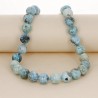 Blue Opal Crew Necklace with Matrix