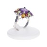 Anello di Ametista e Contorno di Multipietre