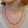 Collier with Tanzanite Cabochon Oval