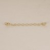 Silver strand Gold plated 925 ‰ 5 cm