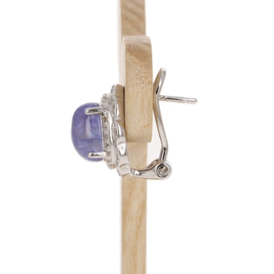 Earrings Model Ballerina with Tanzanite