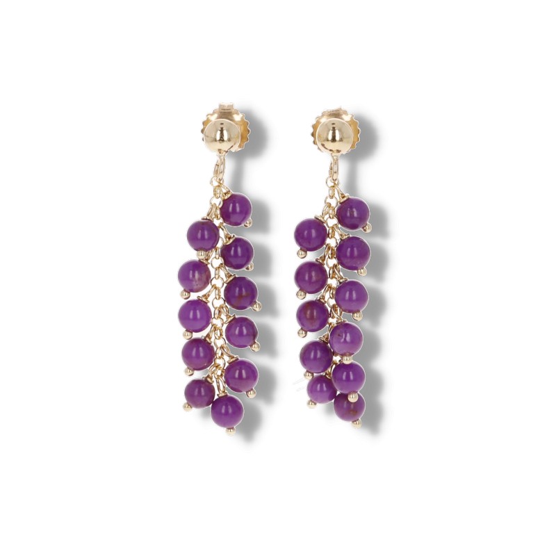 Orecchini a Spina di Pesce di Phosfosiderite