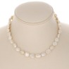 Keshi Pink Gold Pearl Necklace