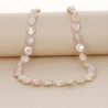 Keshi Pink Gold Pearl Necklace