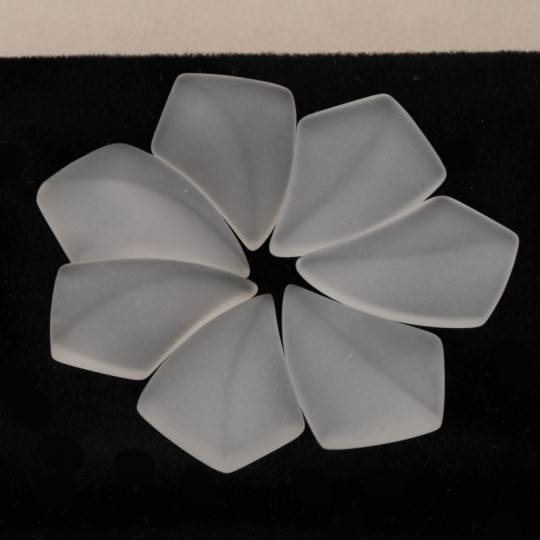 Lot offer 7 Satin rock crystal stones