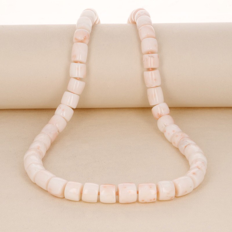 Necklace and Coral Earrings in Barilotto