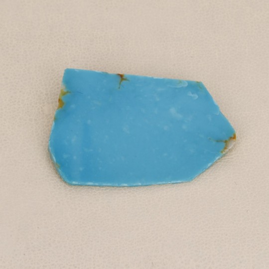 Gemstone Sectional semiigree of turquoise CØ 36.9x25 mm