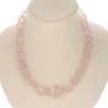 Collana di Quarzo Rosa a Sasso Scalare ø 9,5/20 mm