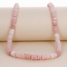 Pink Opal Necklace in Color Steps