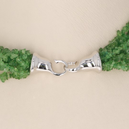 Torchon with Ten Threads of Tsavorite