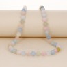 Collana di Acquamarina Multicolore ø 8 mm