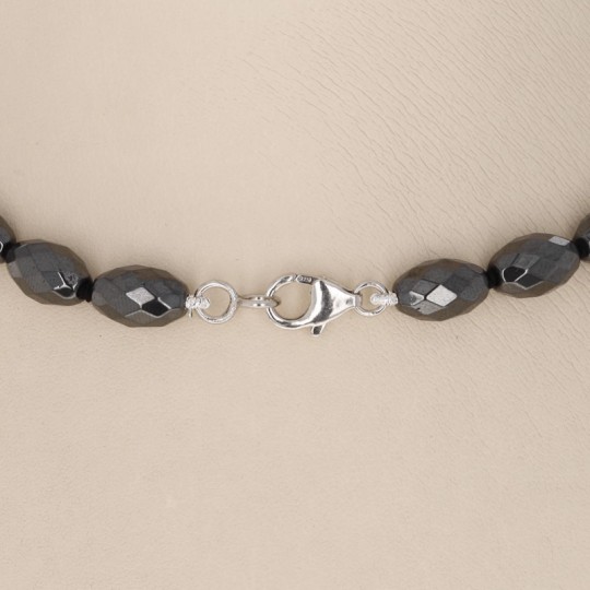 Necklace Ematite Cutting Oiled