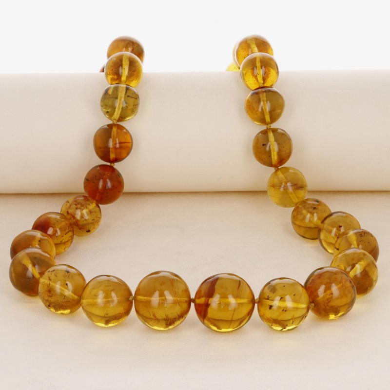 Long Ambra Mesoamerican Necklace