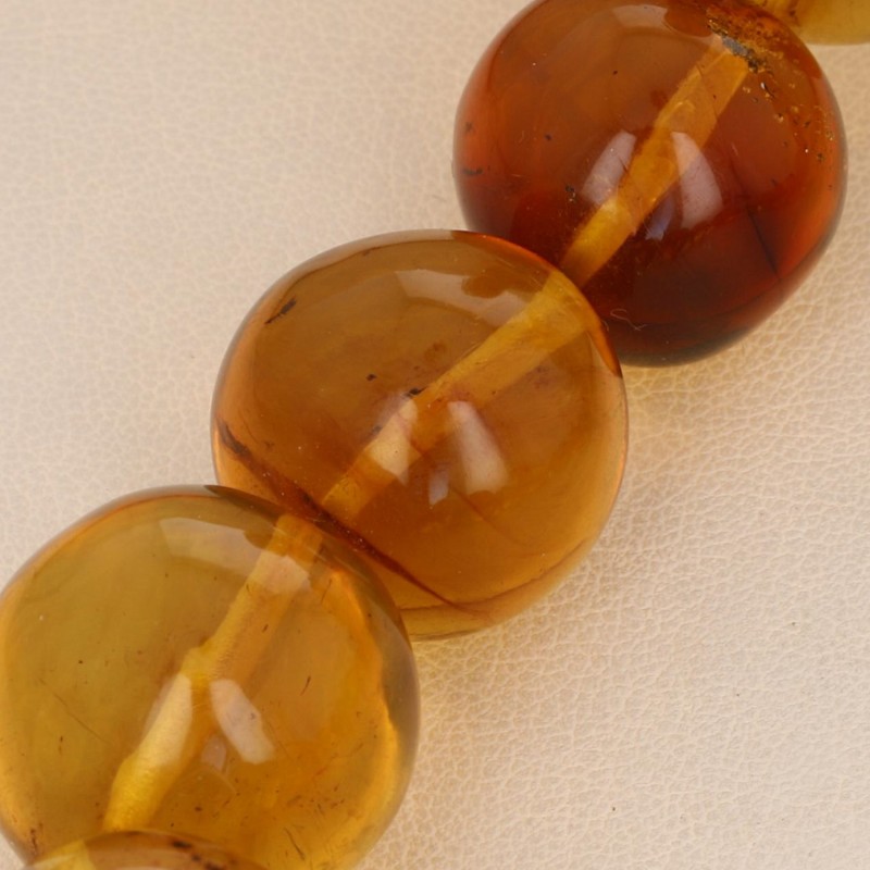 Long Ambra Mesoamerican Necklace