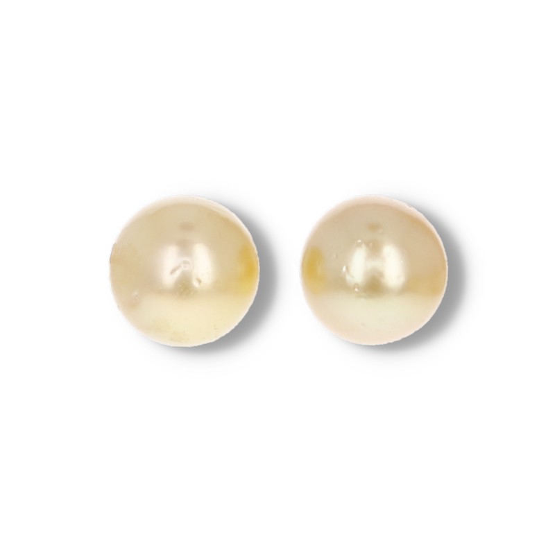 Orecchini con Perle Australiane Gold ø 12 mm