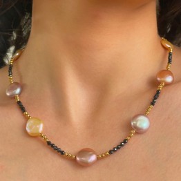 Spinello and Baroque Pearl Necklace