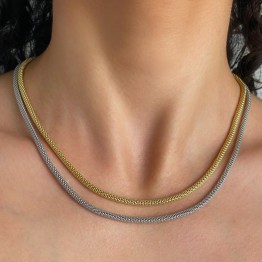 Collier Model Popcorn in Silver 925‰