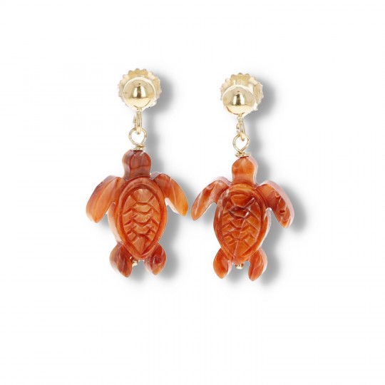 Conchiglia Spiny Turtle Earrings