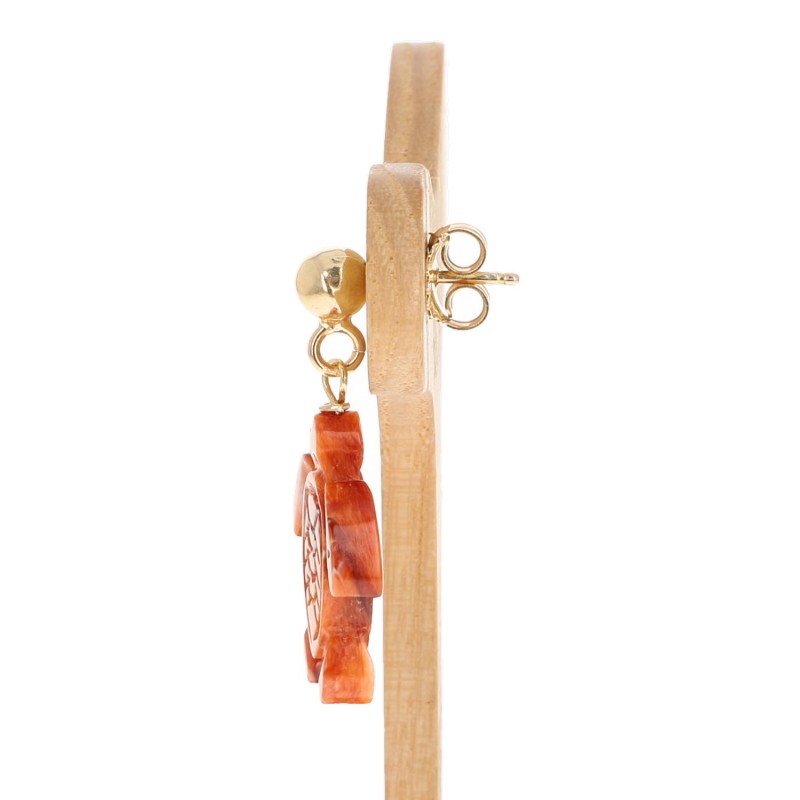 Conchiglia Spiny Turtle Earrings