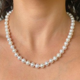 Round neck collar Beads ø 7.5 / 8 mm