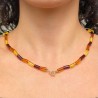 Collana di Ambra Forma Fantasia a Scalare